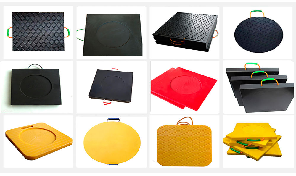 UHMWPE bigfoot outrigger pads type